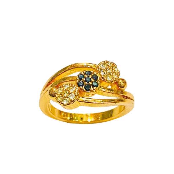 Replika berlian / cincin berlian replika / cincin lapis emas / cincin permata berlian replika