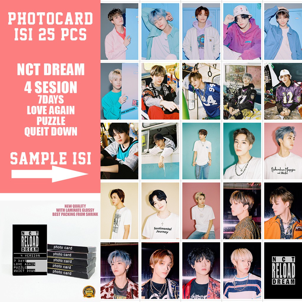 photocard nct dream 1pack isi 25pcs (cod)