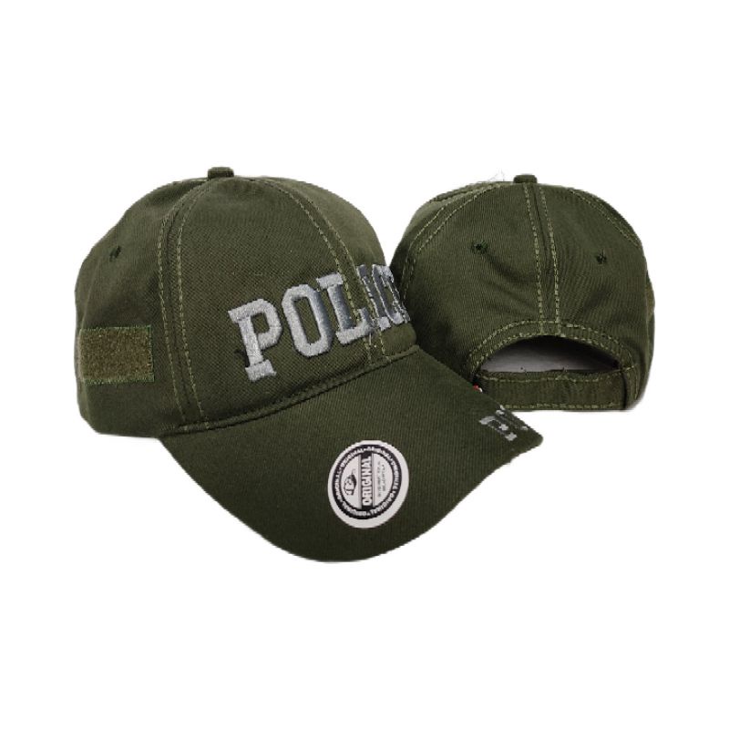 Topi baseball Topi Police velcro bordier polisi COD