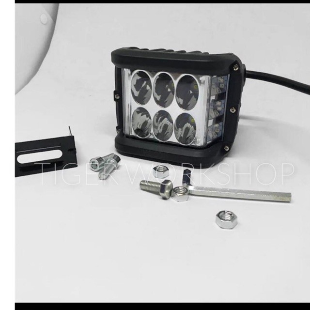 LAMPU TEMBAK LED CWL MINI STROBO 6 MATA 3x3 STROBO / LAMPU SOROT CWL 6 + STROBO