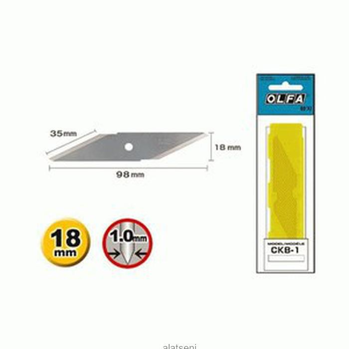 

OLFA CKB-1 Spare Blade for OLFA CK-1 Carving Knife - Refill Mata Cutter