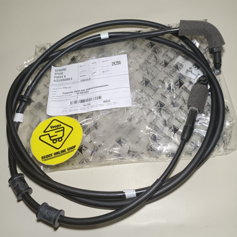 Kabel Gas Vespa GTS IGET Open Original Piaggio