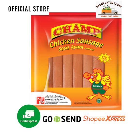 

Champ Chicken Sausage / Sosis Ayam Champ 375GR