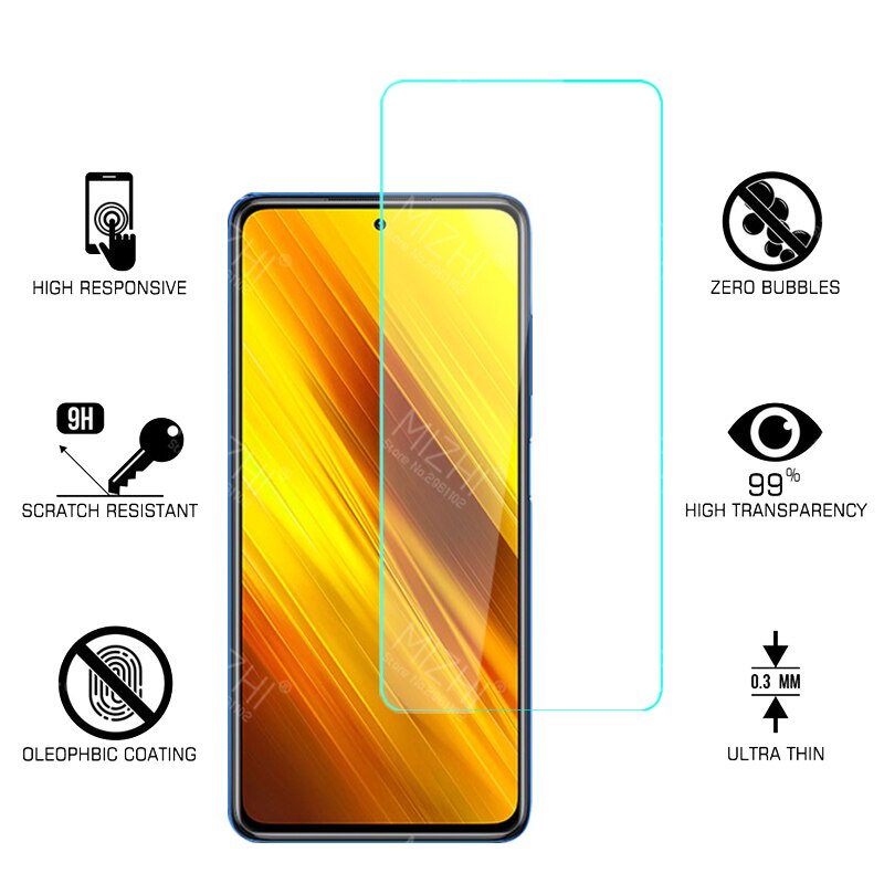 Pelindung Layar Tempered Glass Poco X3 NFC / Poco X3 Pro 3 in 1 Dan 2 in 1