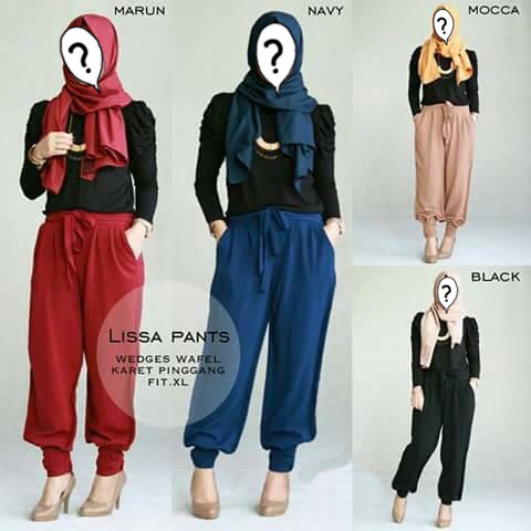 BAJU WANITA MURAH LISSA PANTS BAJU WANITA GROSIR TANAH ABANG