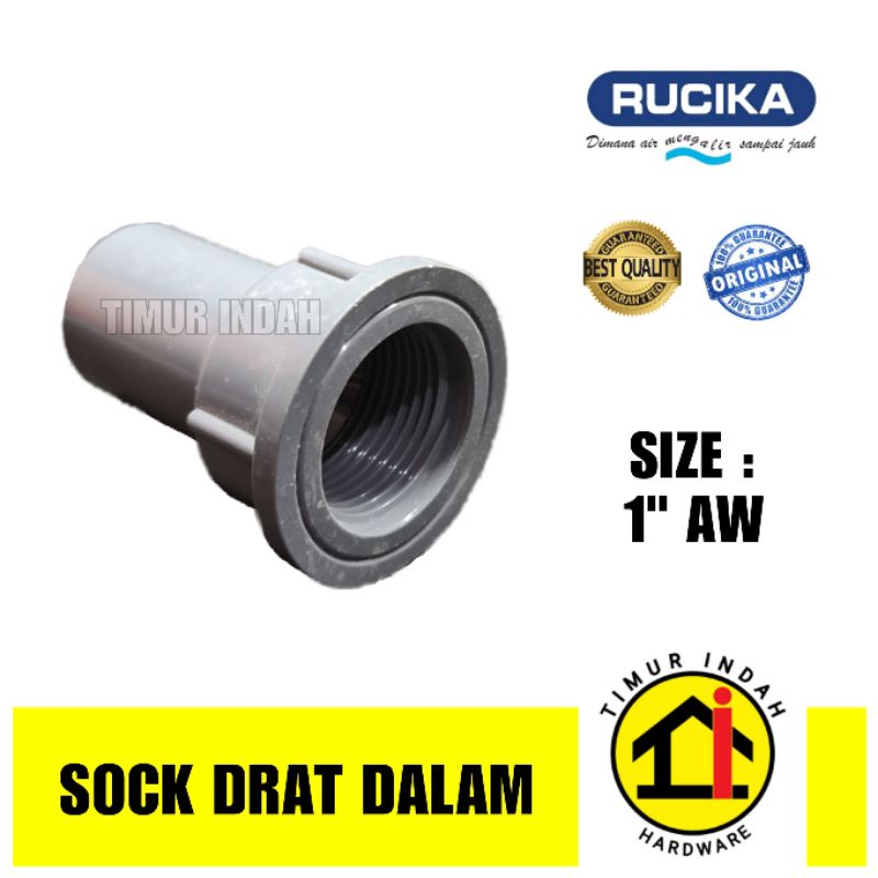 Sock drat dalam 1" AW / Faucet Sock 1" AW - RUCIKA