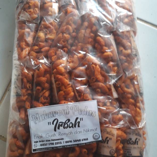 

Makaroni pedas irbah isi 24 bungkus per pack