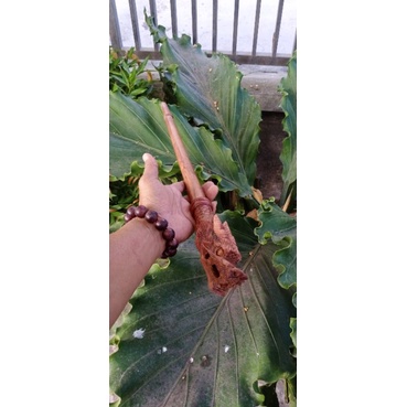 Tongkat komando setigi ukir naga 002