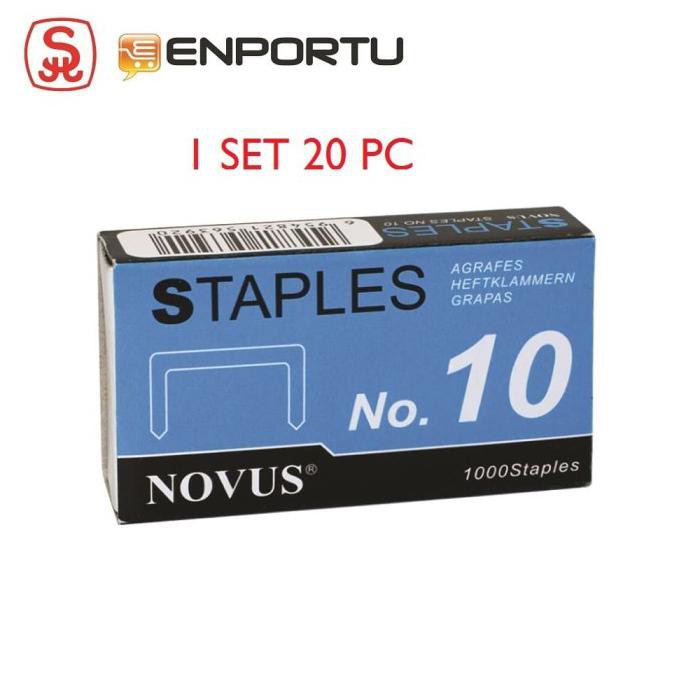 

BUY 1 GET 1 - NOVUS ISI STAPLER KECIL NO.10 (40 PCS)