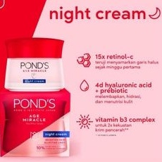 pons age miracle night cream 10grm