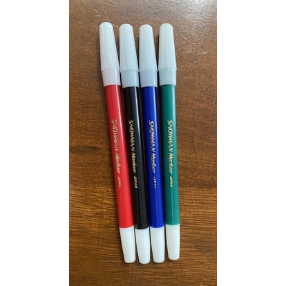 

snowman marker Blue, Red, Green, Black (spidol)
