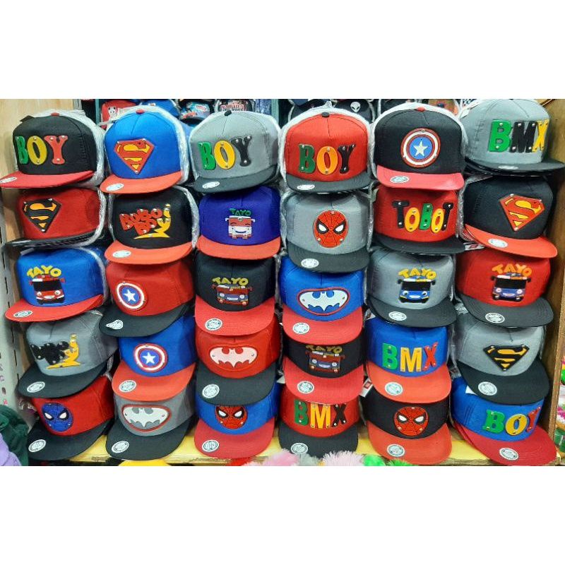 COD topi hiphop anak Karakter/Topi snapback anak super hero