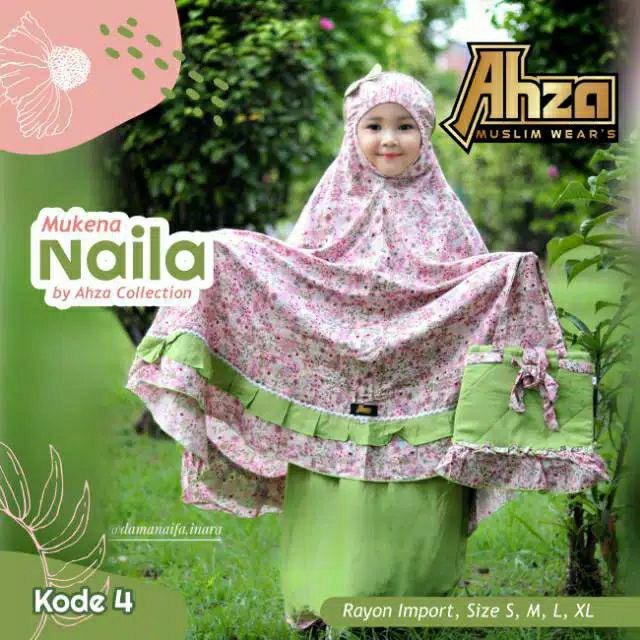 Mukena Naila kids by Ahza size XL