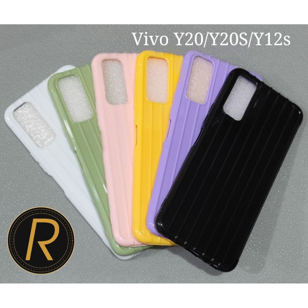 Casing Koper Vivo Y20 Case Travel Softcase Warna Ungu Putih Hijau Kuning Pink Hitam Silikon Shopee Indonesia
