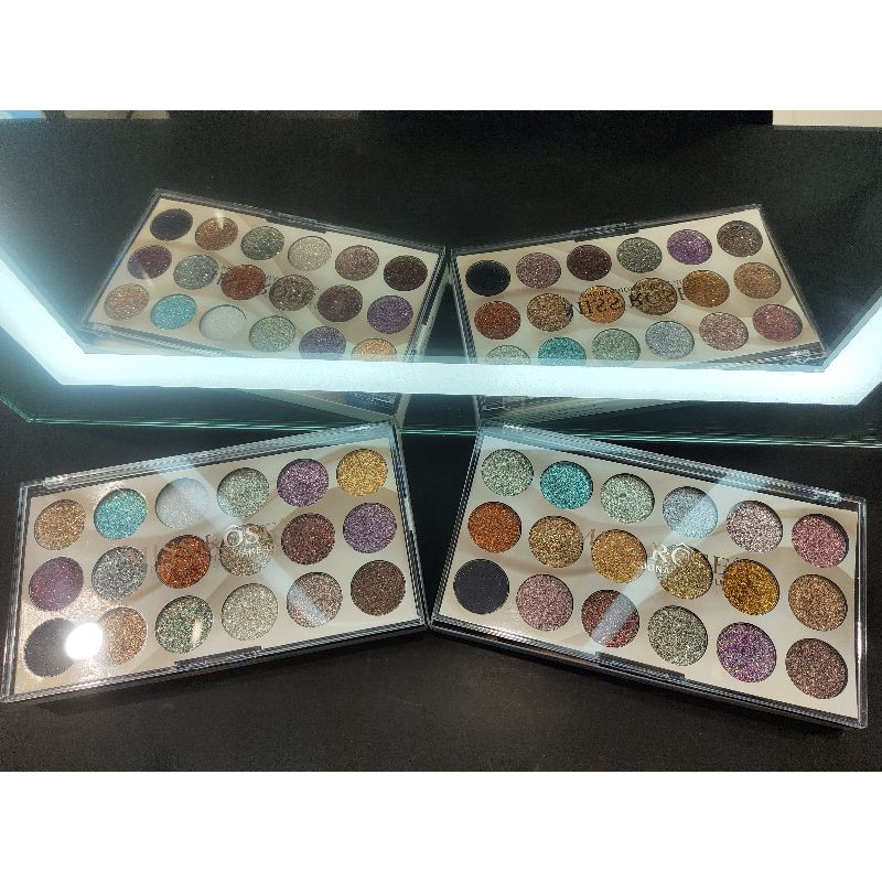 MISS ROSE 18 COLOR GLITTER EYESHADOW
