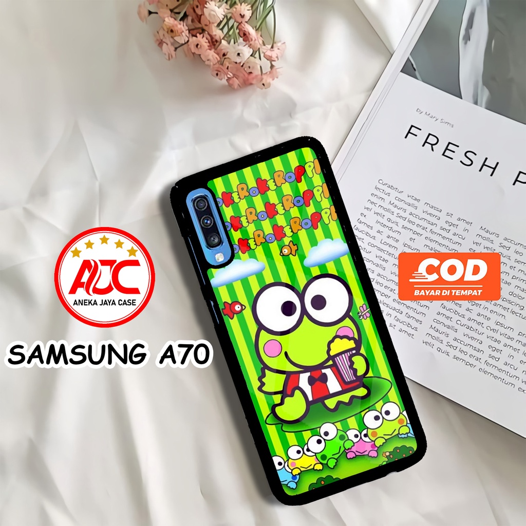 Case SAMSUNG A70 Casing SAMSUNG A70 Motif KEROPI Aneka case Casing aero Sofcase Case hp Casing hp Ca
