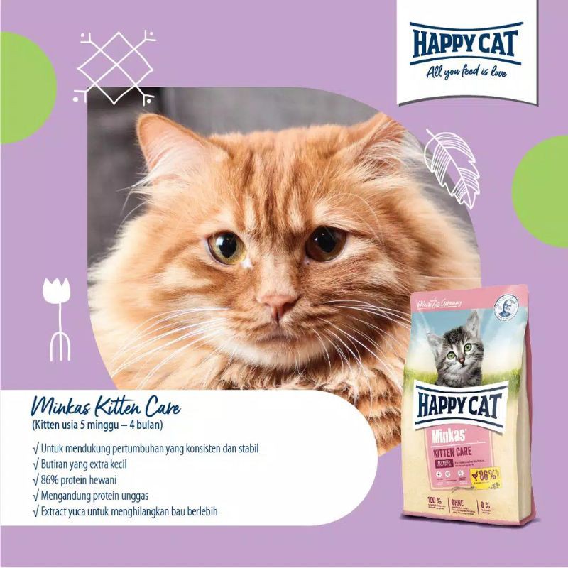 happy cat minkas kitten care 10kg FRESHPACK