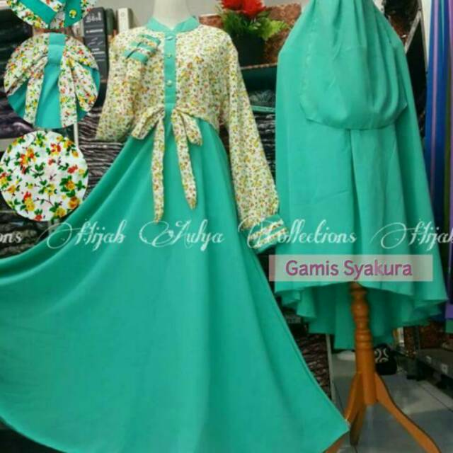 Gamis syar'i gamis Aulia Syakura