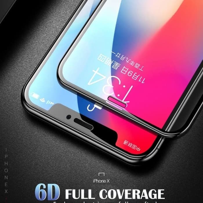 Tempered Glass Full Cover  6D 5D 9D Non-Packing Paking Grosir iPhone Samsung Vivo Xiaomi Oppo