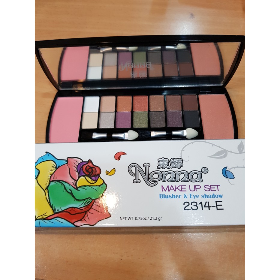 Nonna Makeup Set Blusher & Eyeshadow 2314 BY XM MART