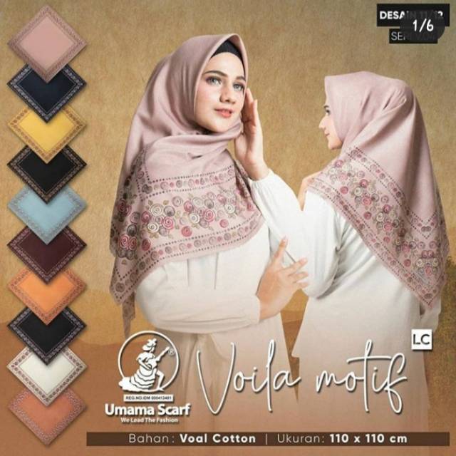 Jilbab segi empat umama