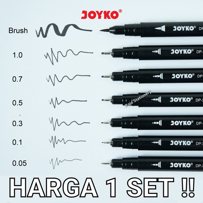 

(DISKON TERMURAH) Joyko Drawing Pen Set 7pcs / Pena Gambar DP-331-7
