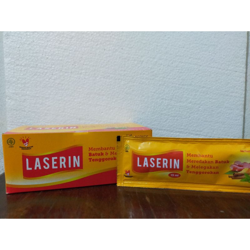 Laserin Sachet isi 10 sachet 15 ml