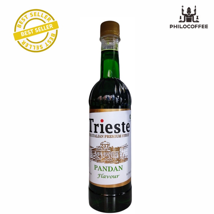 

Trieste Syrup Pandan 650ml Sirup Pandan Trieste