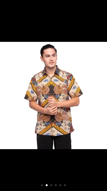 Agrapana Baju Batik Pria Lengan Pendek Batik Premium Kemeja Batik Pria Lengan Pendek Modern Bhamana