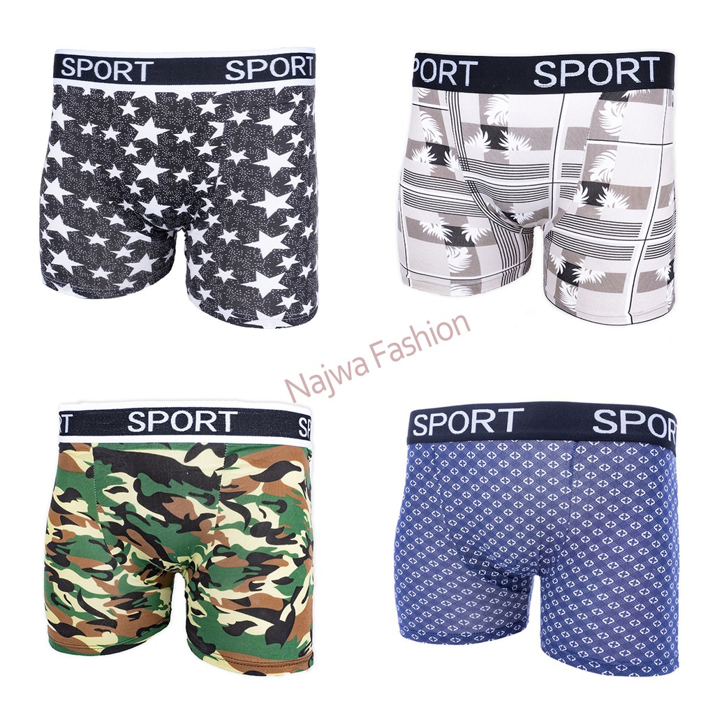 VS - Celana Dalam Pria Boxer SPORT | Celana Boxer Pria Import High Quality Best Premium | Cd Pria Boxer KEREN