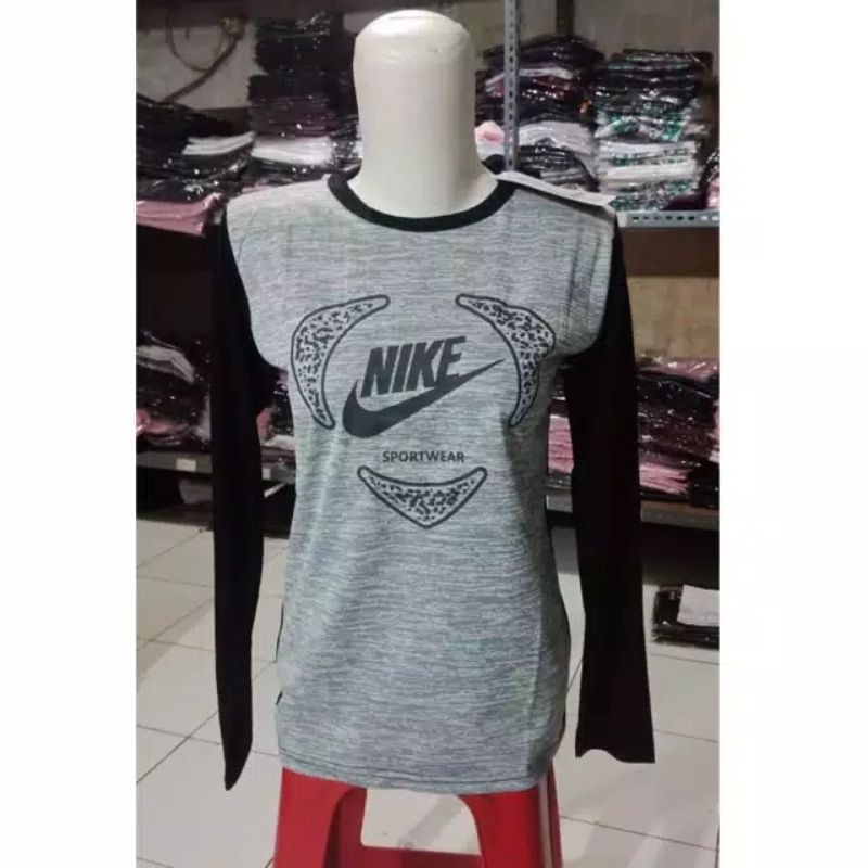 Kaos Lengan Panjang  Nike Premium