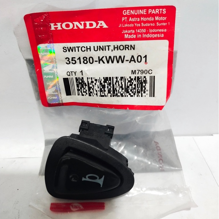 TOMBOL KLAKSON HONDA REVO 35180-KWW-A01