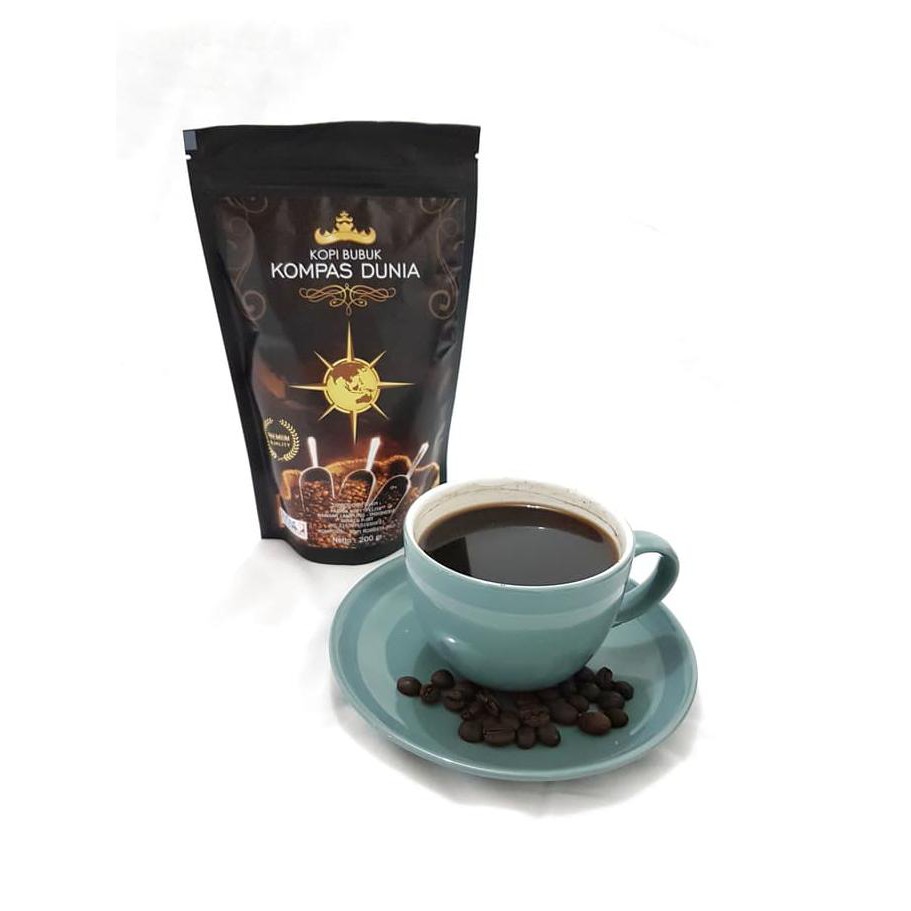 

Kopi Bubuk Lampung merk Kompas Dunia PREMIUM 100gr
