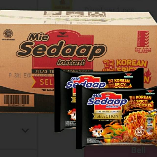 

Mie Sedaap Korean ( 85gr x 40 bks )