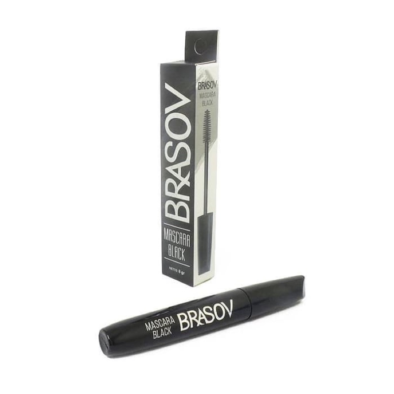 BRASOV Kosmetik Makeup Maskara 8G BPOM Eyelash Mascara Black Anti Air