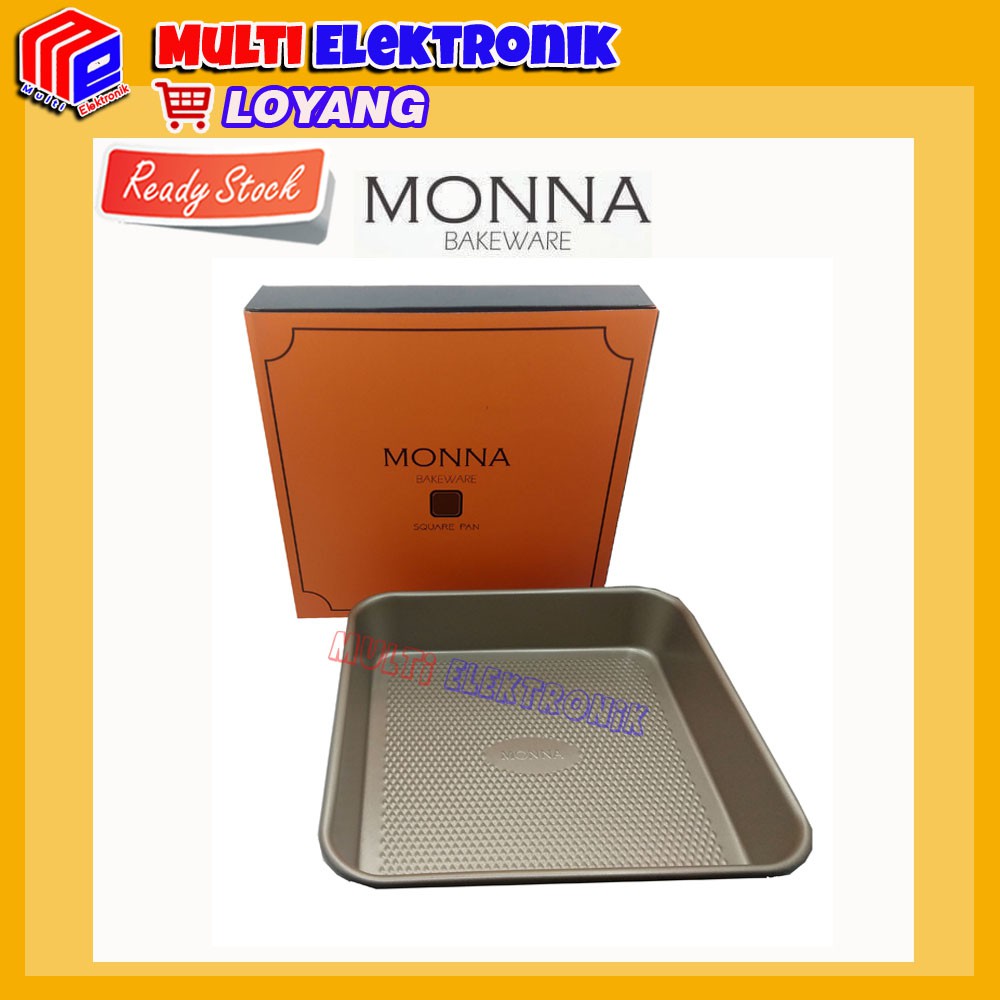 Loyang Square Pan Monna Bakeware - Loyang, Cetakan Kue