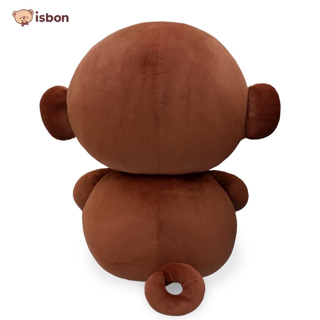 ISTANA BONEKA Monyet Monkey Floopy Kevin Jumbo Warna Brown Bahan Squisy Lembut Non Alergi