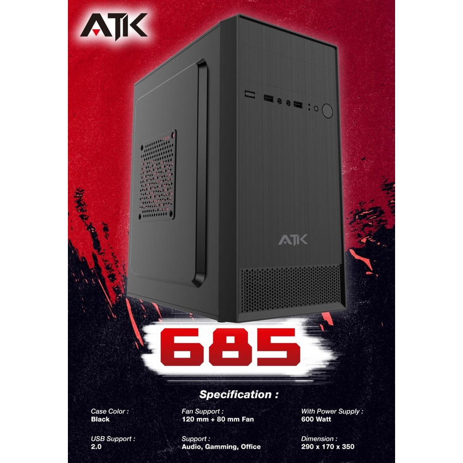 Casing Simbadda ATK 680 ATK 685 Plus PSU 600Watt