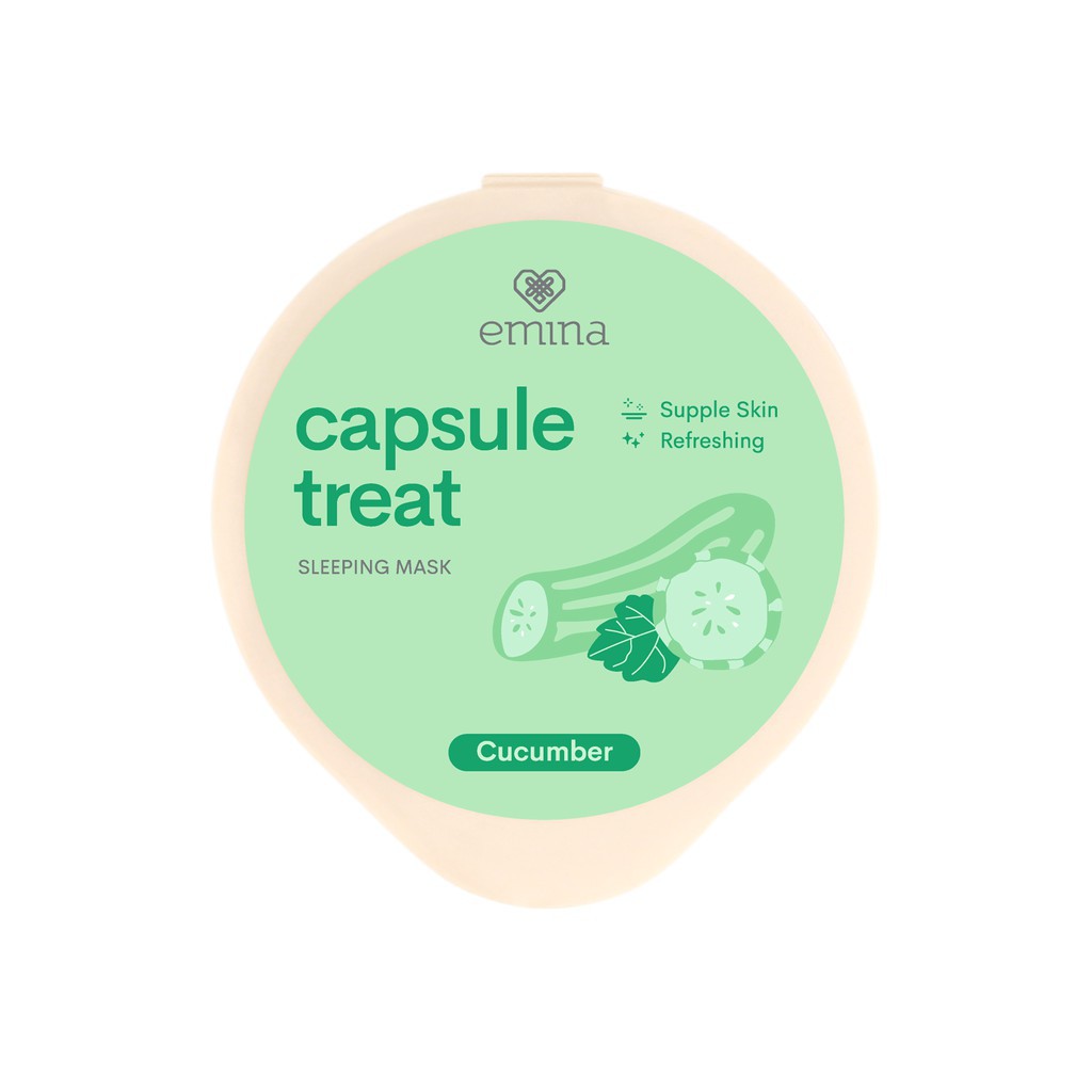 Emina Capsule Treat Gel Mask 10ml / Clay Mask / Gel Mask / Sleeping Mask