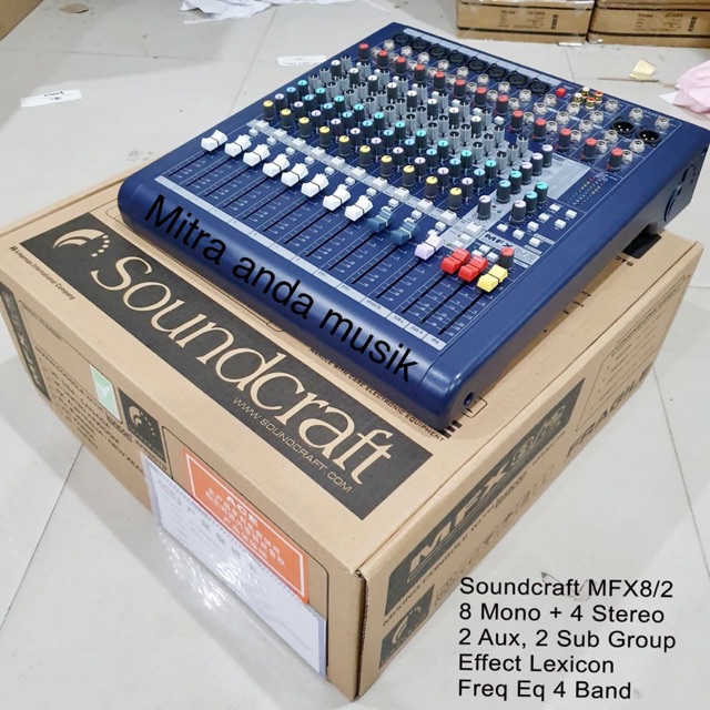 Mixer soundcraft MFX8