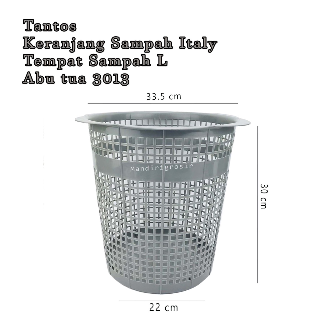 Tantos *Keranjang Sampah Italy (L)*Tempat Sampah Jaring *3013