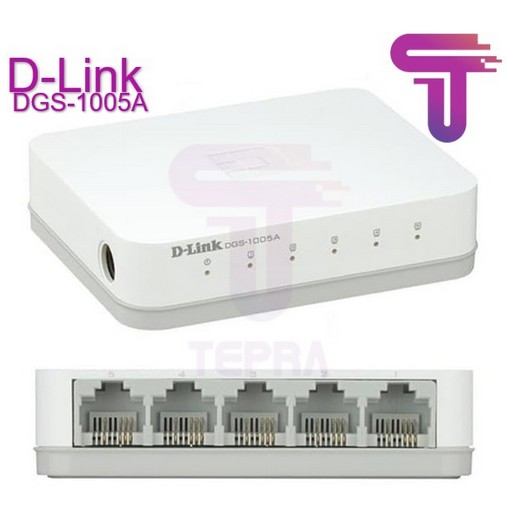 D-LINK DGS-1005A 5-Port Gigabit Desktop Switch Plastic Casing