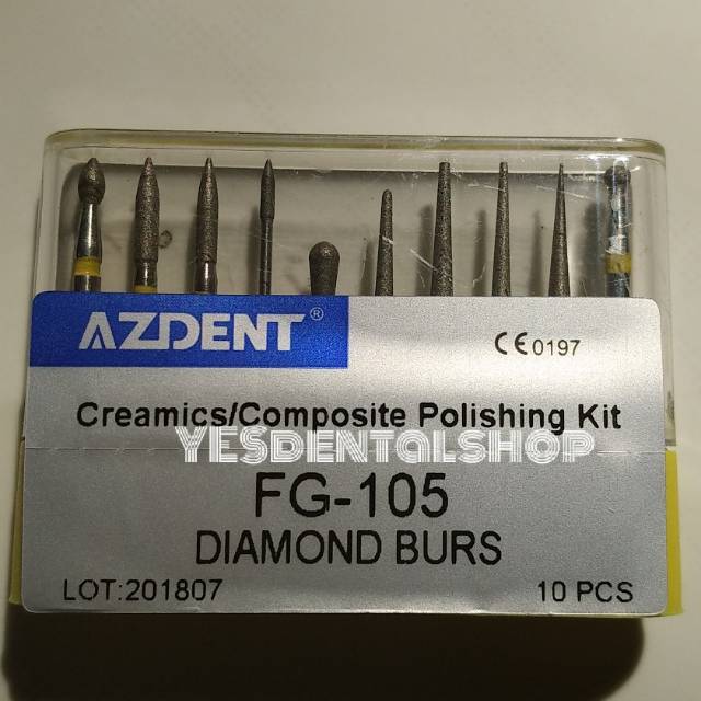 TURUN HARGA !!! Bur GIGI Kuning /Dental finishing Bur Yellow /Bur poles