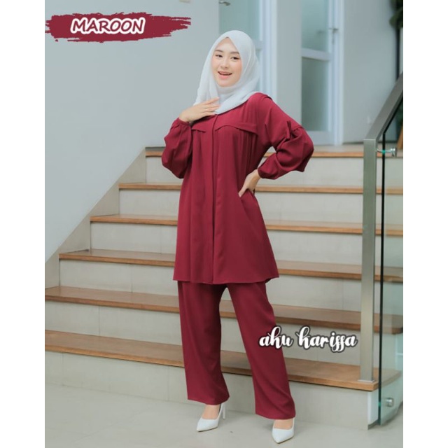 Gamis Murah ALINDA ONE SET Original By Aku Karissa Terbariu 2022