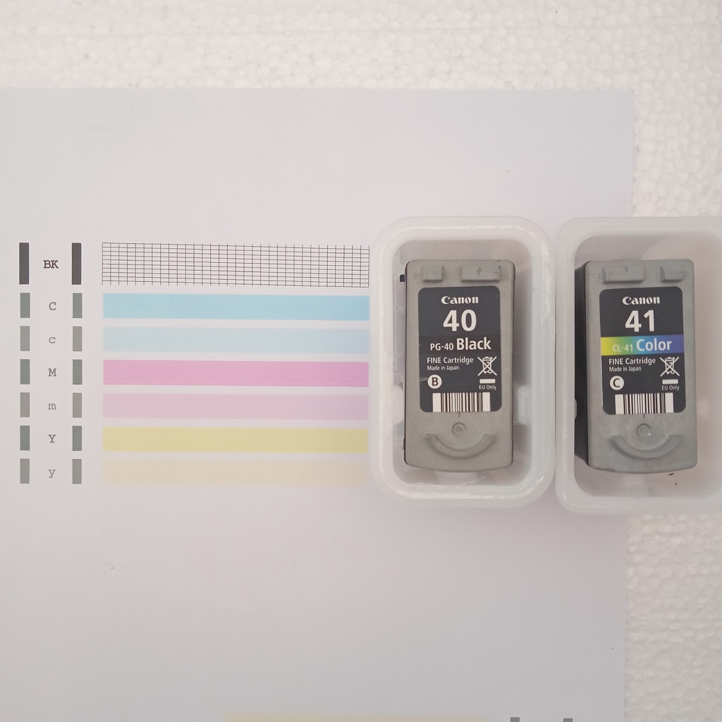 Cartridge Canon PG40 CL41 Recycle Ori - Compatible PG-40 CL-41 Siap Pakai