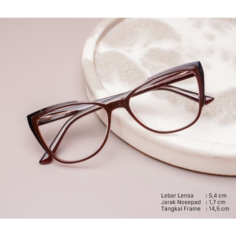 BEST SELLER!! FRAME KACAMATA MINUS FRAME YUUTOO 7006 FREE LENSA ANTI RADIASI | KACAMATA WANITA ANTI UV