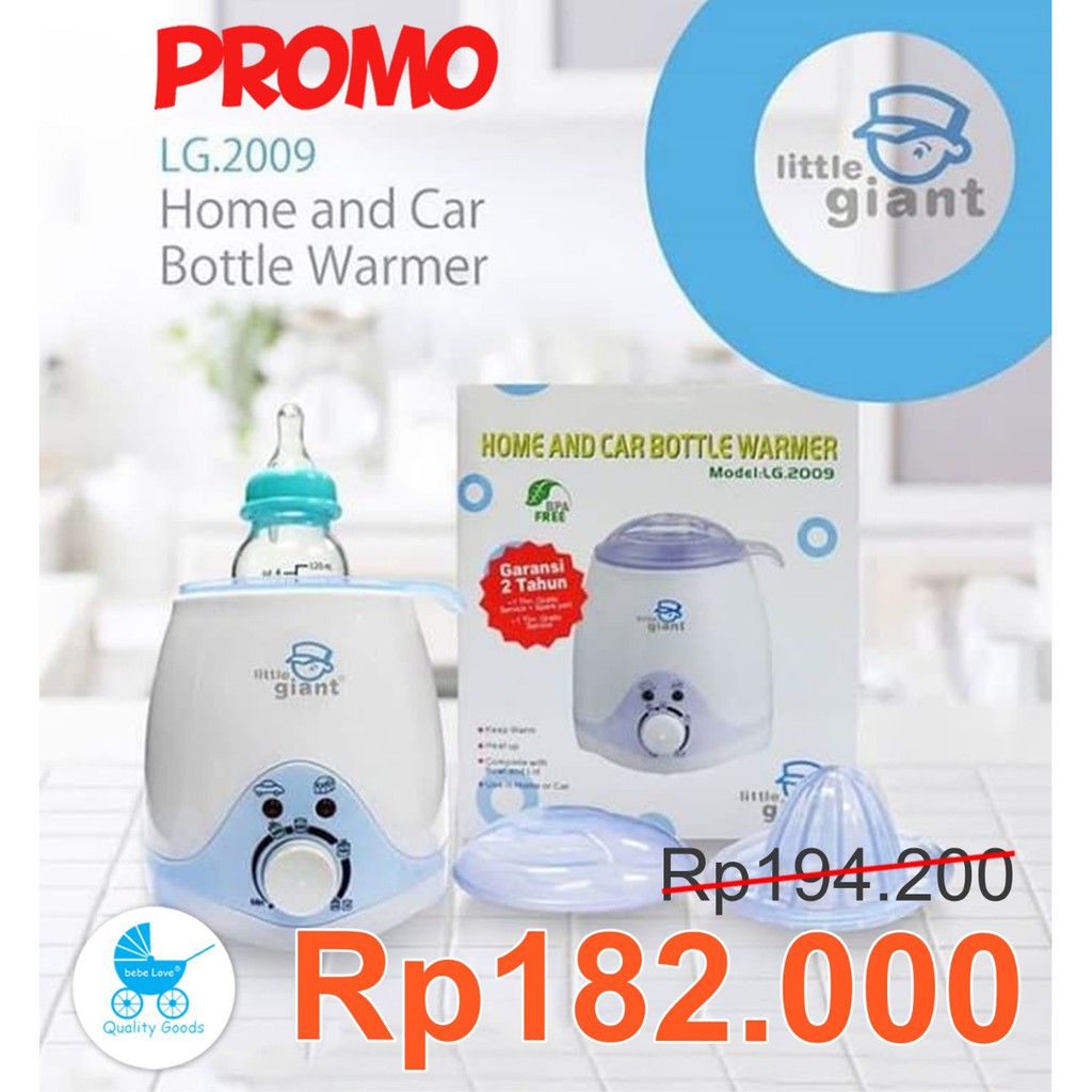 bottle warmer for car and home