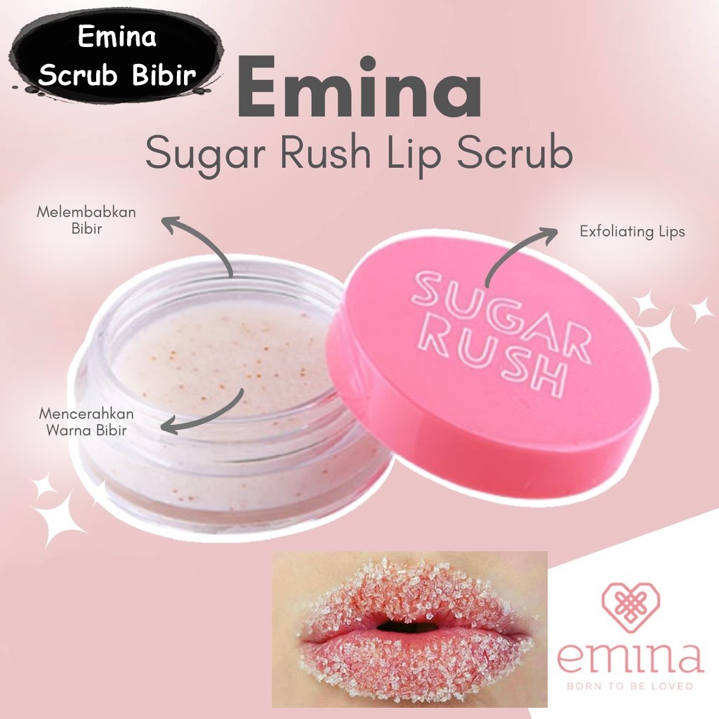 EMINA LIP MASK, LIP TINT ERASER, SUGER LIP SCRUB