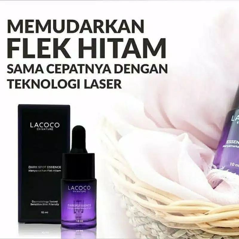 [COD ]Lacoco Serum DarkSpot EssenceAnti Flek Menghilangkan Flek Bekas Jerawat BPOM