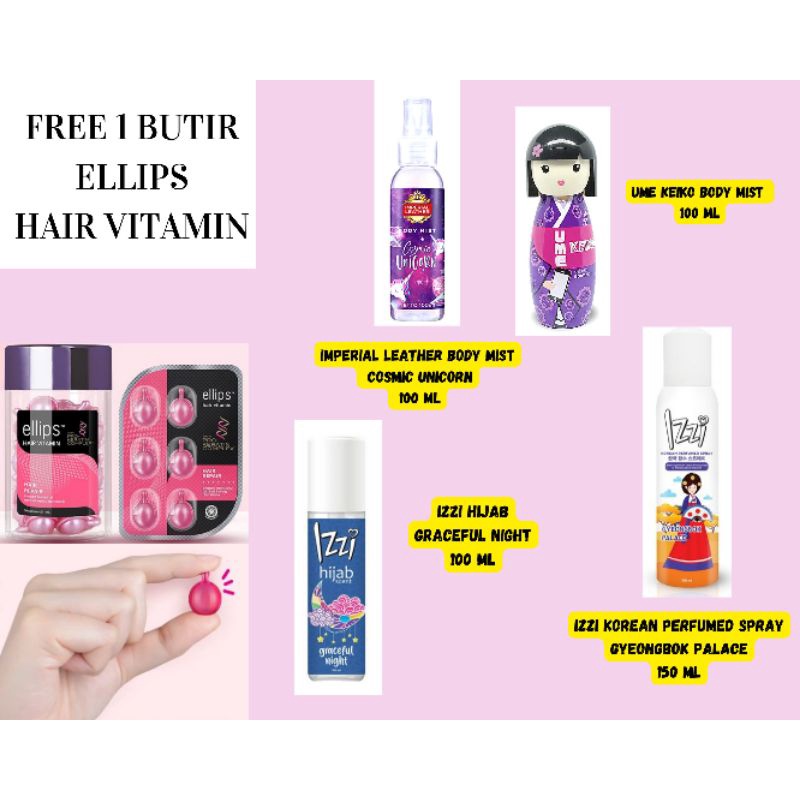 PARFUM MURAH IMPERIAL LEATHER, SHINZUI UME KEIKO, IZZI HIJAB, IZZI GYEONGBOK PALACE